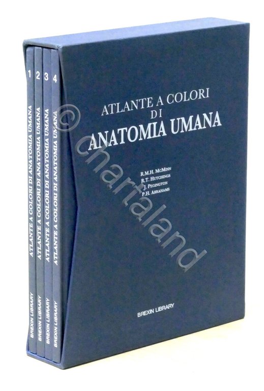 Atlante a colori di anatomia umana - Opera completa - ed. 1995 - Cofanetto