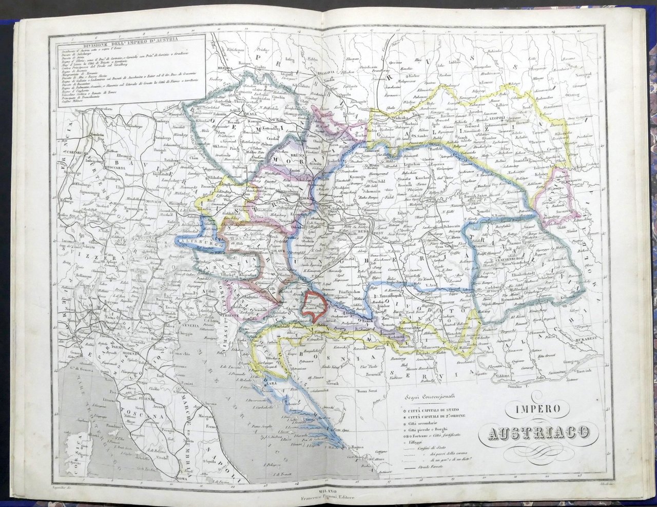 Atlante d'Europa - ed. 1880 ca. Pagnoni | Immagine principale