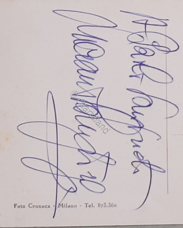 Autografo - Fotocartolina del Pianista Luciano Sangiorgi - anni 60 | Immagine Gallery 4
