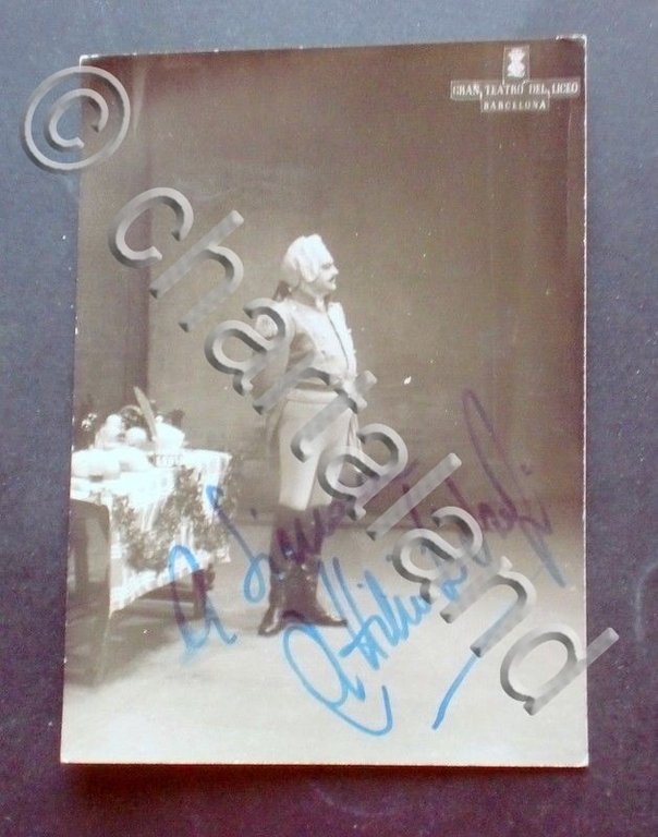 Autografo e fotografia - Attilio D'Orazi - Teatro del Liceo …
