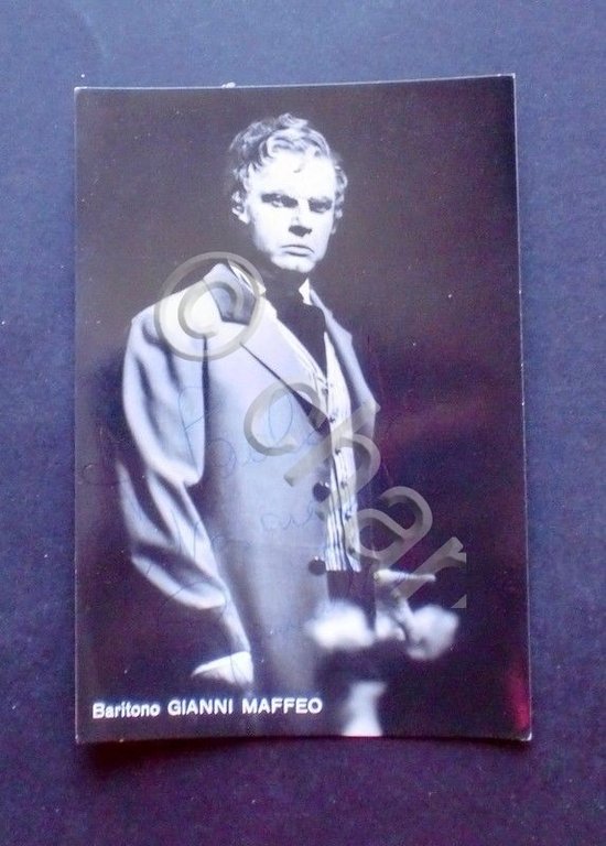 Autografo e fotografia - Baritono - Gianni Maffeo - 1921 | Immagine Gallery 3