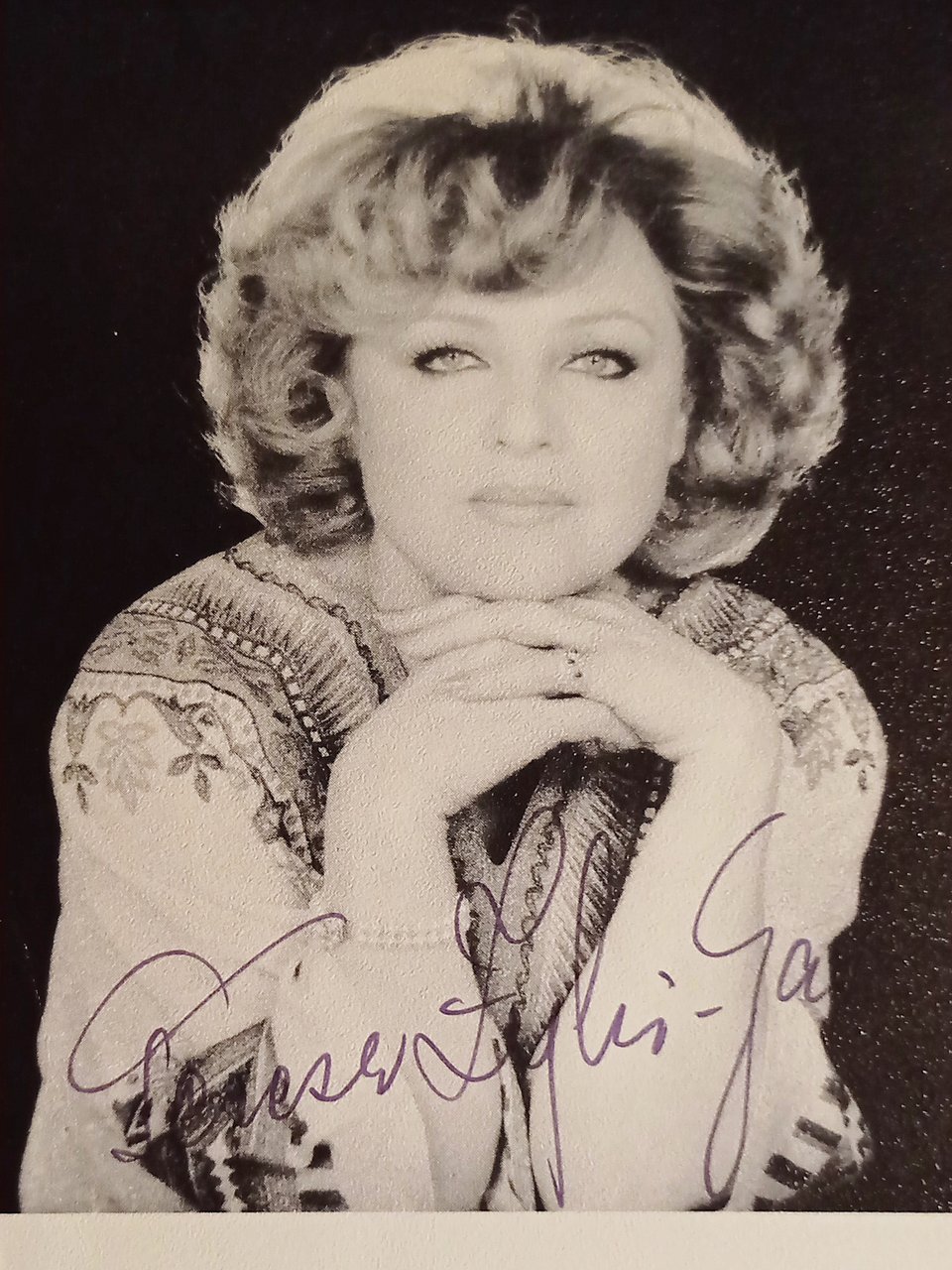 Autografo su Fotografia - Teresa ?ylis-Gara - Soprano polacco - … | Immagine principale
