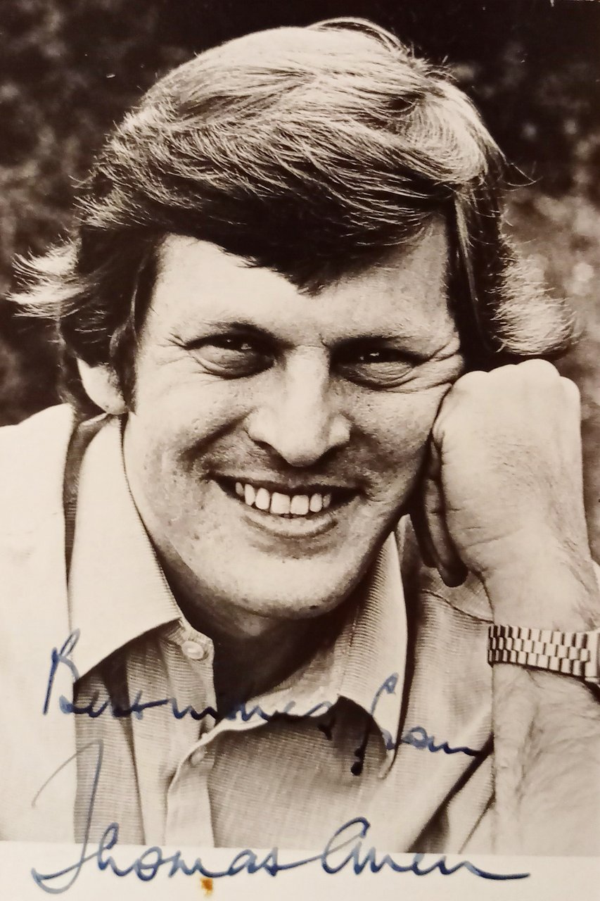 Autografo su Fotografia - Thomas Boaz Allen - Baritono inglese … | Immagine principale