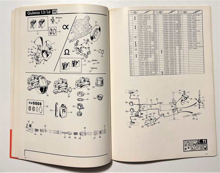 Automobilismo - Alfa Romeo Giulietta 1.3/1.6 - Catalogo Rapido Ricambi …