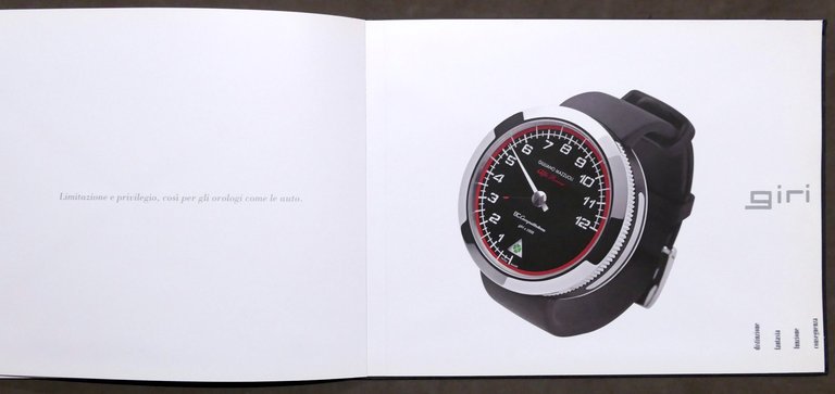 Automobilismo - Contagiri - Catalogo Concept Giuliano Mazzuoli ed. 2011 | Immagine Gallery 5