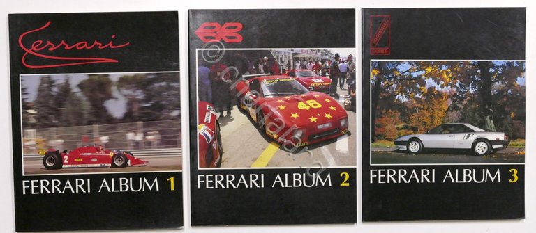 Automobilismo - Ferrari Album 1 - 2 - 3 - 1^ ed. 1981 / 1982 J. Thompson