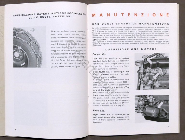 Automobilismo - Fiat 238 - Libretto uso e manutenzione - …