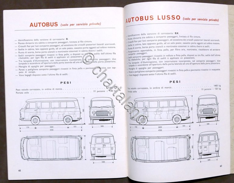 Automobilismo - Fiat 238 - Libretto uso e manutenzione - …