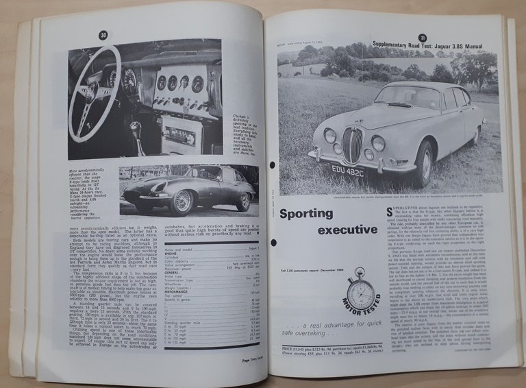 Automobilismo - Jaguar Cars 1964 - 1968 ed. Brookland Books