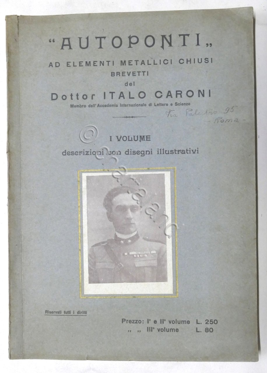 Autoponti ad elementi metallici chiusi - Brevetti del Dottor Italo …