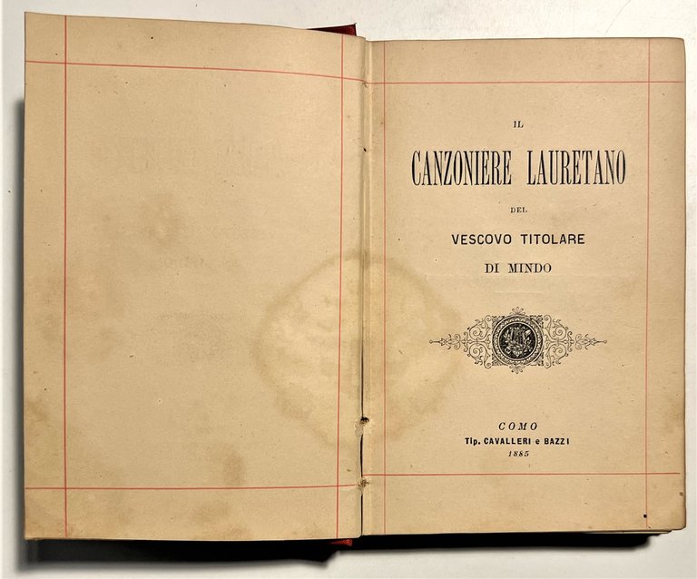 Ave Maria: Il Canzoniere Lauretano del Vescovo Titolare di Mindo …