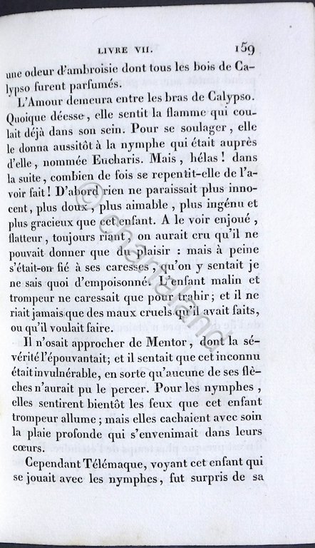 Aventures de Telemaque par Fenelon - ed. 1829
