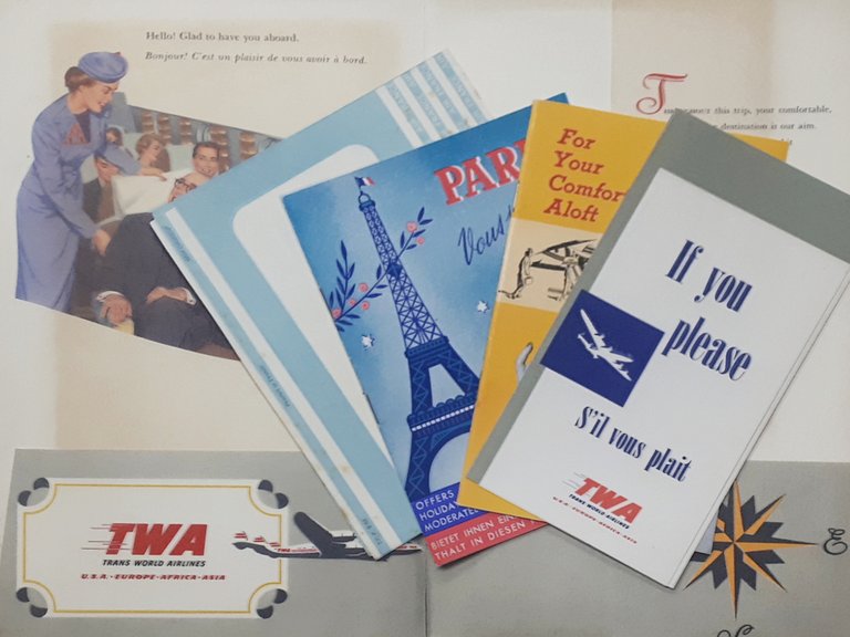 Aviazione - Pubblicità - Brochure - Compagnia aerea TWA - …