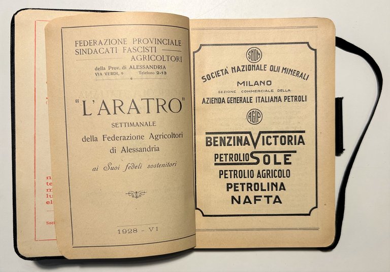 Azienda Agricola Italiana - ed. 1928 Federazione Sindacati Fascisti Alessandria