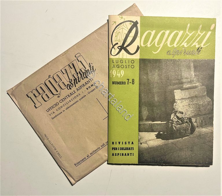 Azione Cattolica Rivista Delegati Aspiranti - Ragazzi aspiranti N. 7/8 …