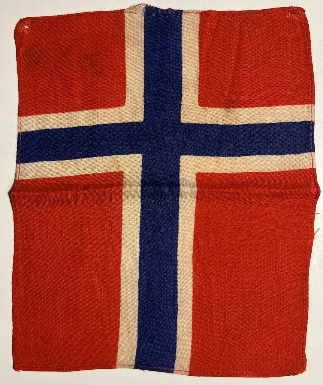 Bandierina Gagliardetto - Moto Vespa - Norvegia - Anni '60