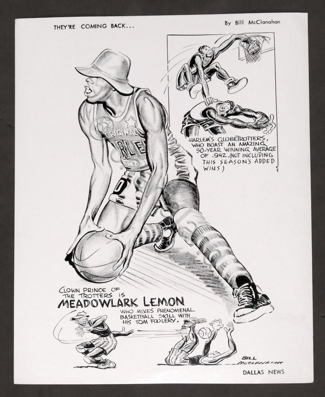 Basket - Harlem Globetrotters - Fotografia - Volantino - anni … | Immagine principale