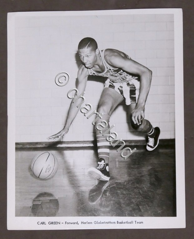 Basket - Harlem Globetrotters - Fotografia giocatore Carl Green - …