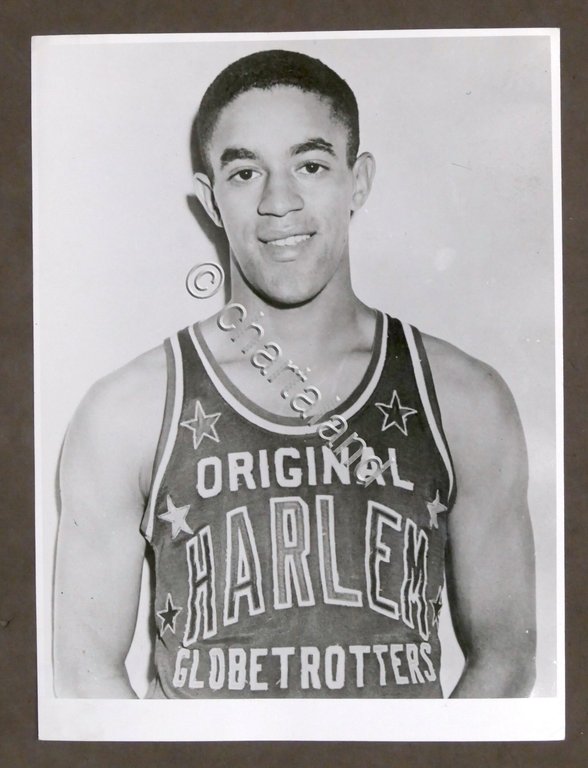 Basket - Harlem Globetrotters - Fotografia giocatore Charles Holton - …