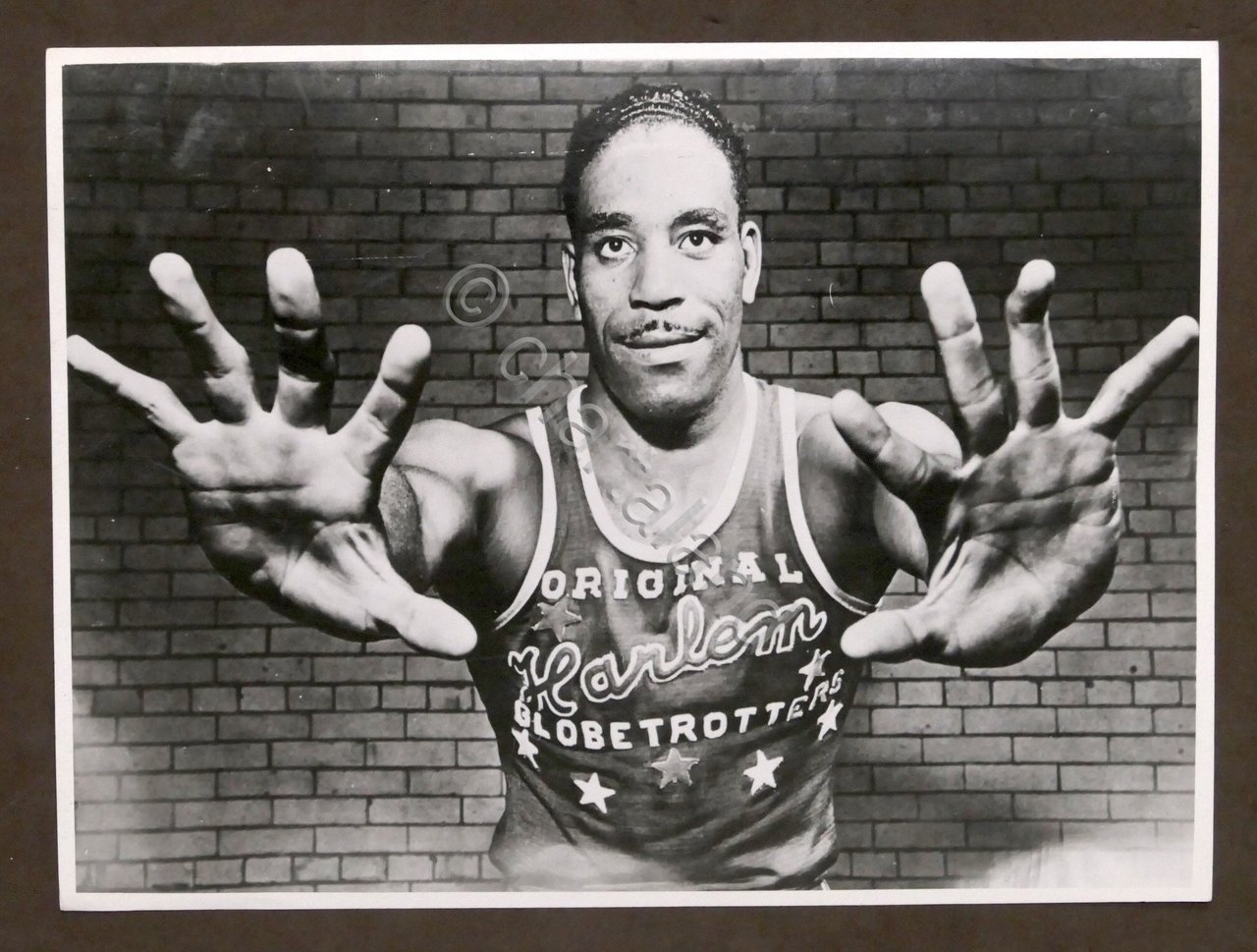 Basket - Harlem Globetrotters - Fotografia giocatore Nat Clifton - …
