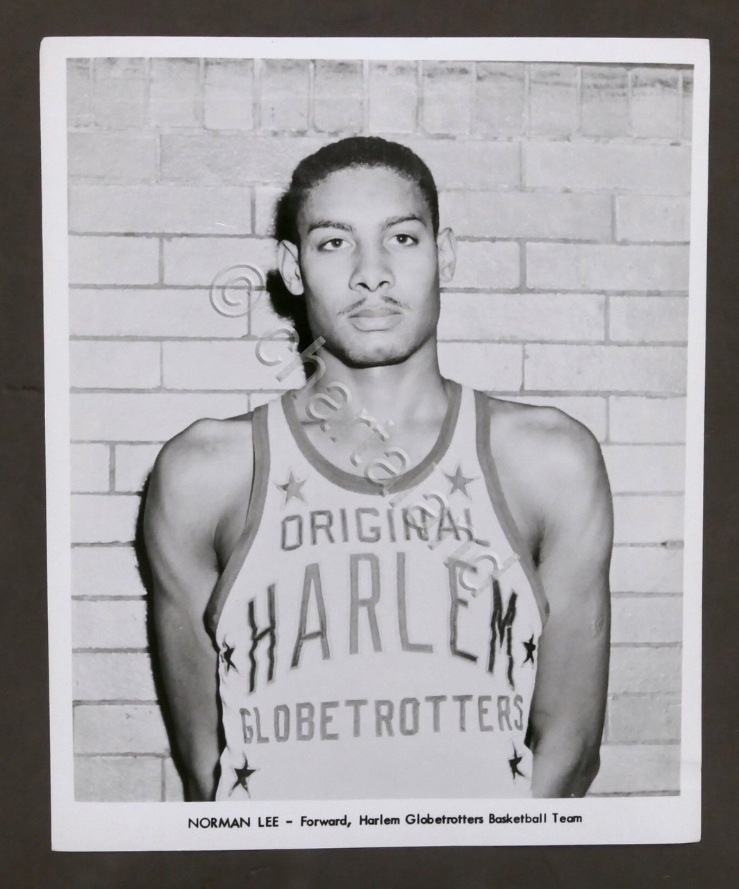 Basket - Harlem Globetrotters - Fotografia giocatore Norman Lee - …