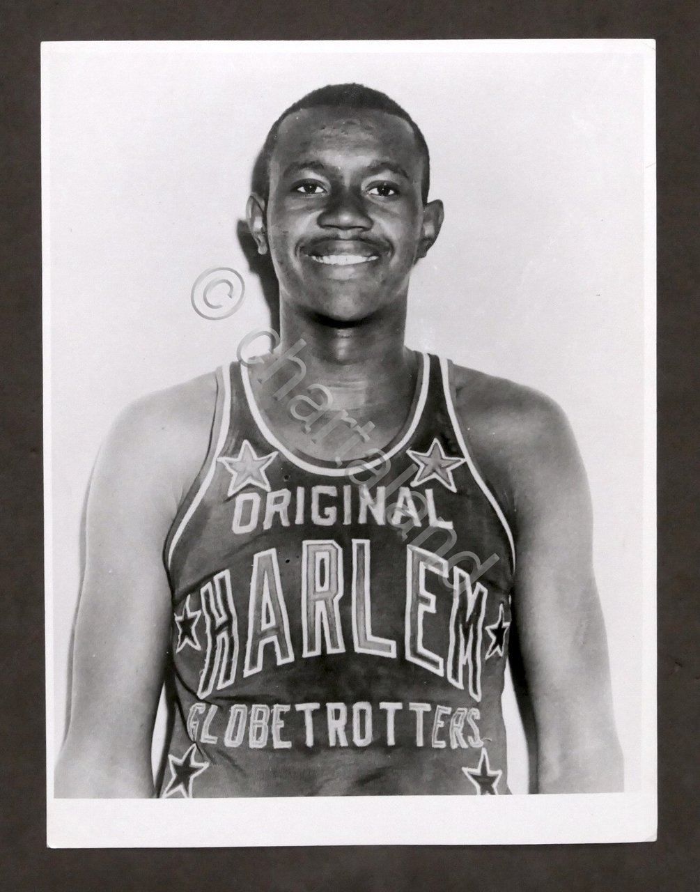 Basket - Harlem Globetrotters - Fotografia giocatore Willie Gardner - …