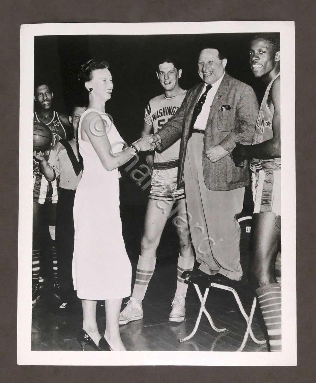 Basket Harlem Globetrotters - Fotografia imprenditore Abe Saperstein - anni …