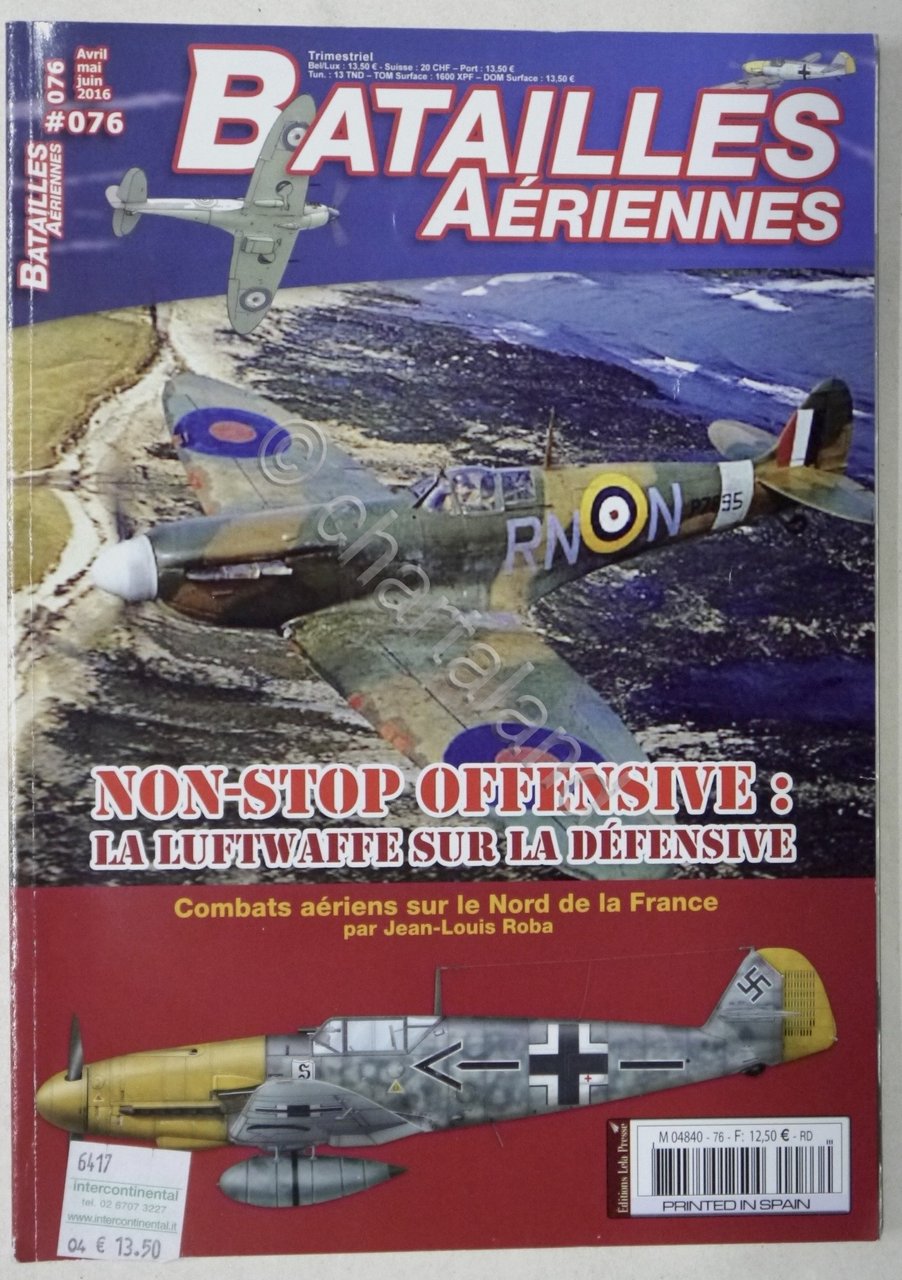 Batailles Aériennes N. 76 - 2016 - Luftwaffe sur la …