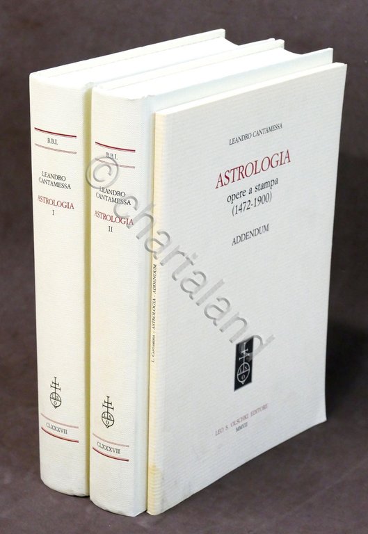 Bibliografia - Cantamessa - Astrologia opere a stampa - 2 vol. + Addendum - 2007