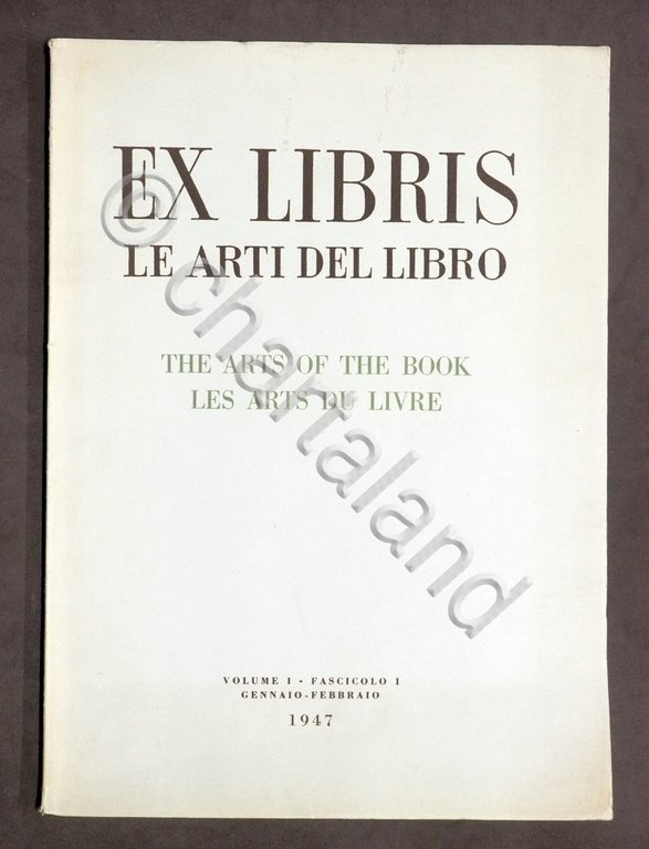 Bibliografia - Ex libris - Le arti del libro - Ed. Ariel 1947