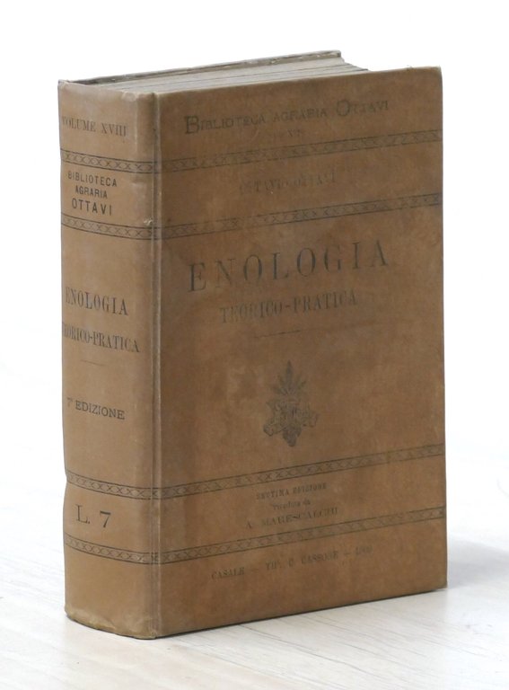 Biblioteca Agraria - O. Ottavi - Enologia teorico-pratica - ed. …