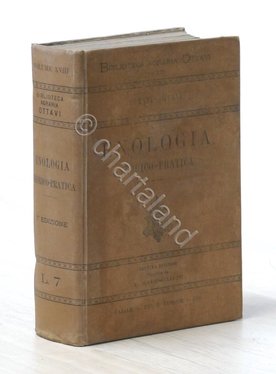 Biblioteca Agraria - O. Ottavi - Enologia teorico-pratica - ed. …
