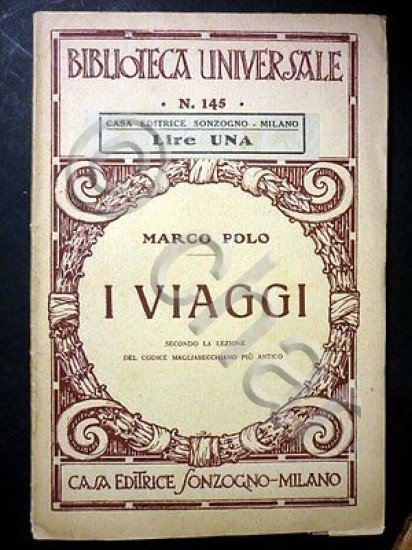 Biblioteca Universale - Marco Polo - I Viaggi - Ed. …