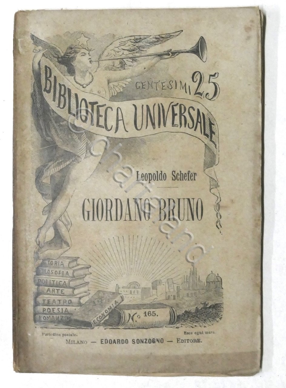 Biblioteca Universale N. 165 - L. Schefer - Giordano Bruno … | Immagine principale