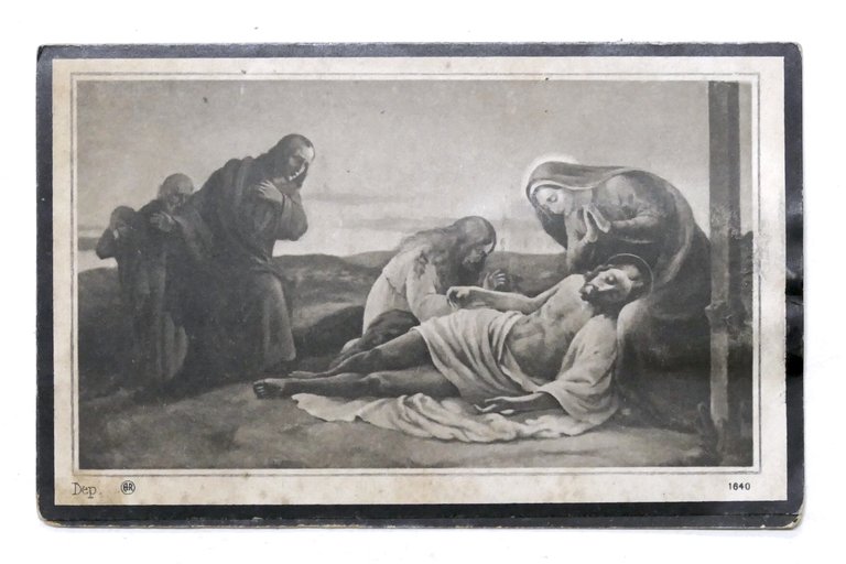 Biglietto Commemorativo in memoria del Dott. Antonio Leone Rapisarda - …