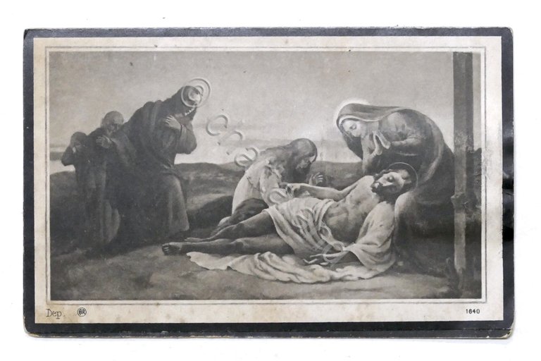 Biglietto Commemorativo in memoria del Dott. Antonio Leone Rapisarda - …