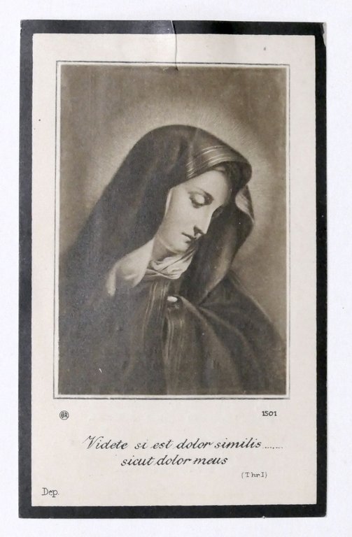 Biglietto Commemorativo in memoria della marchesa Rosa Zenetti Camozzini - … | Immagine Gallery 3