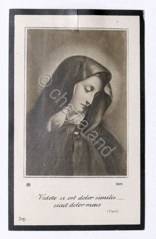 Biglietto Commemorativo in memoria della marchesa Rosa Zenetti Camozzini - … | Immagine Gallery 4