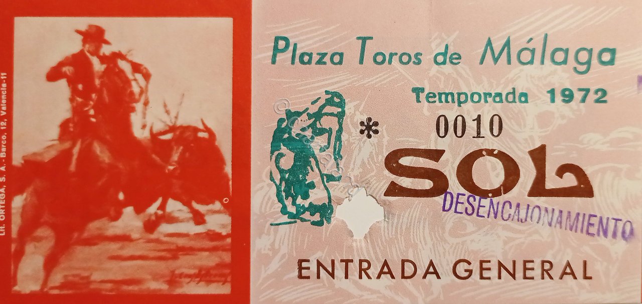Biglietto Corrida - Plaza Toros de Malaga - Temporada - …