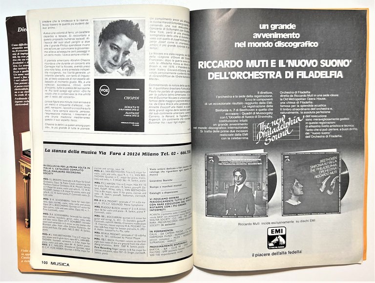 Bimestrale - Musica N. 12 - 1979 Copertina Sir Georg …