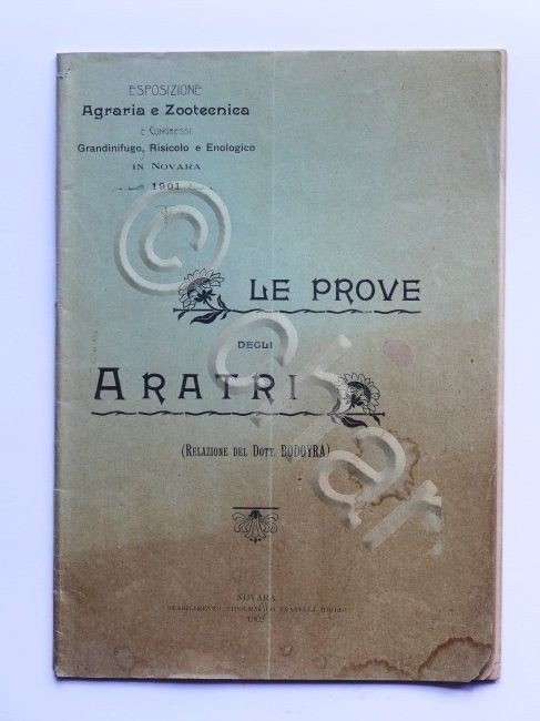 Bodoyra - Relazione sulle prove degli Aratri - Esposizione di …