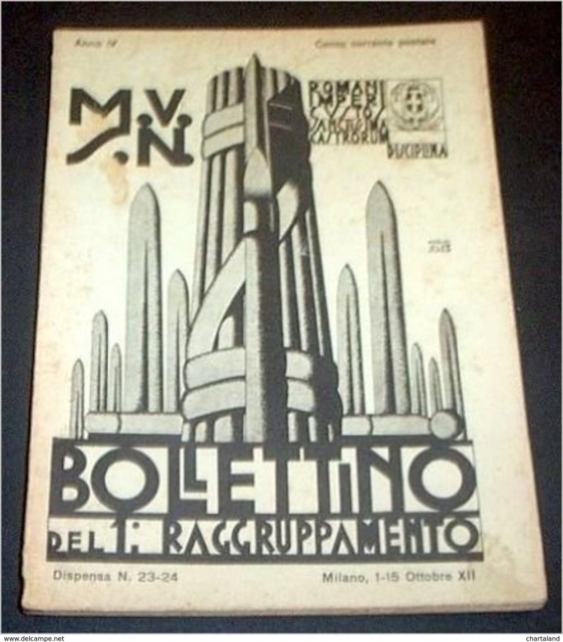 Bollettino MVSN 1° Raggruppamento Camicie Nere - N. 23 / …