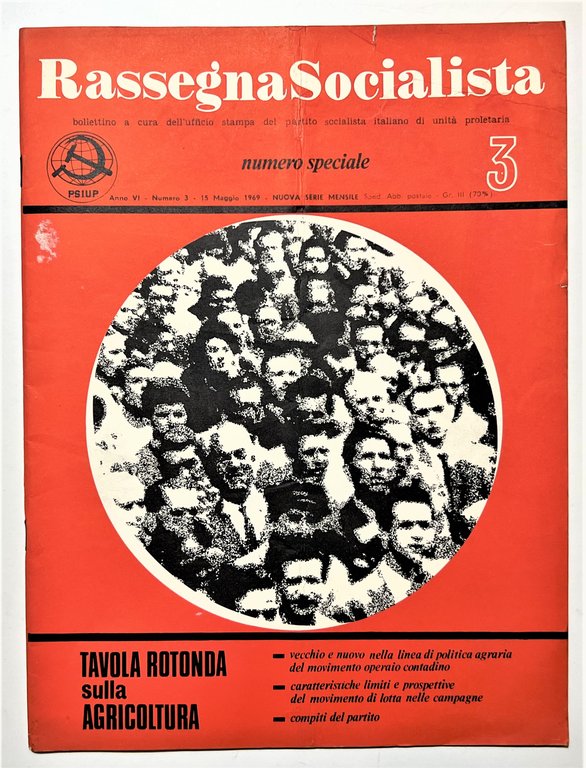Bollettino PSIUP - Rassegna Socialista N. 3 - 1969 | Immagine Gallery 1