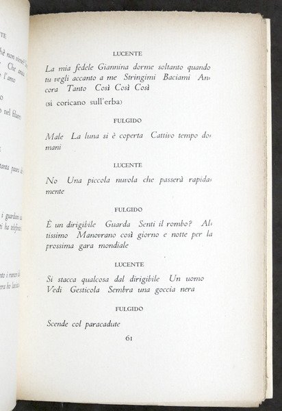 Futurismo F. T. Patriottismo Insetticida 1^ ed. 1939