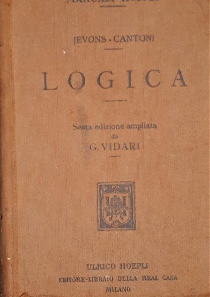 Manuali Hoepli - W. Stanley Jevons - Logica - ed. …