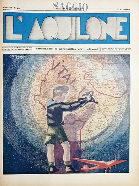 WWII Rivista Aeronautica - L'Aquilone - N. 20 - 1936