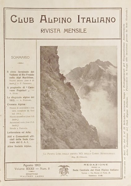 Rivista Mensile del Club Alpino Italiano - Vol. XXXII - …