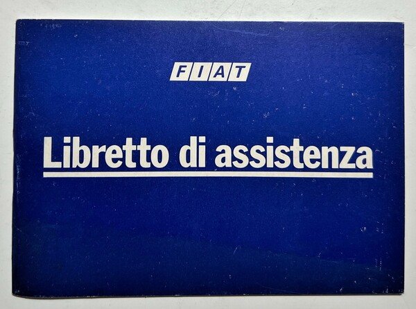 Automobilismo - FIAT - Libretto di assistenza - Anni '80