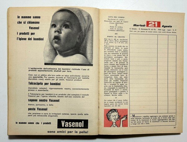 Cucina - Agenda Ricettario - Libro di Casa Domus 1956