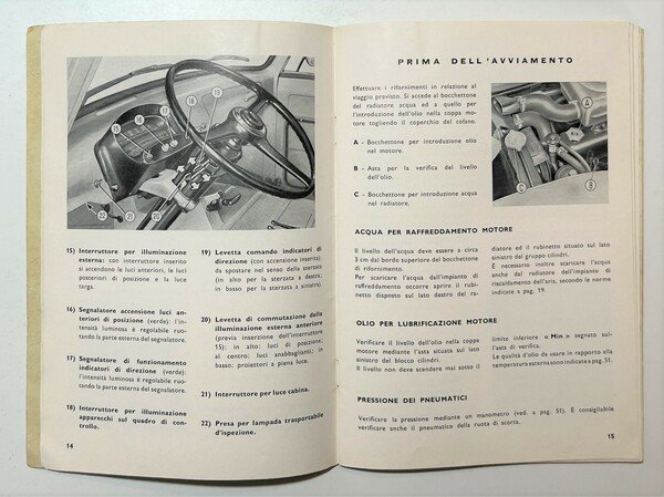 Libretto Uso e Manutenzione FIAT - Furgone - Camioncino 1100 …